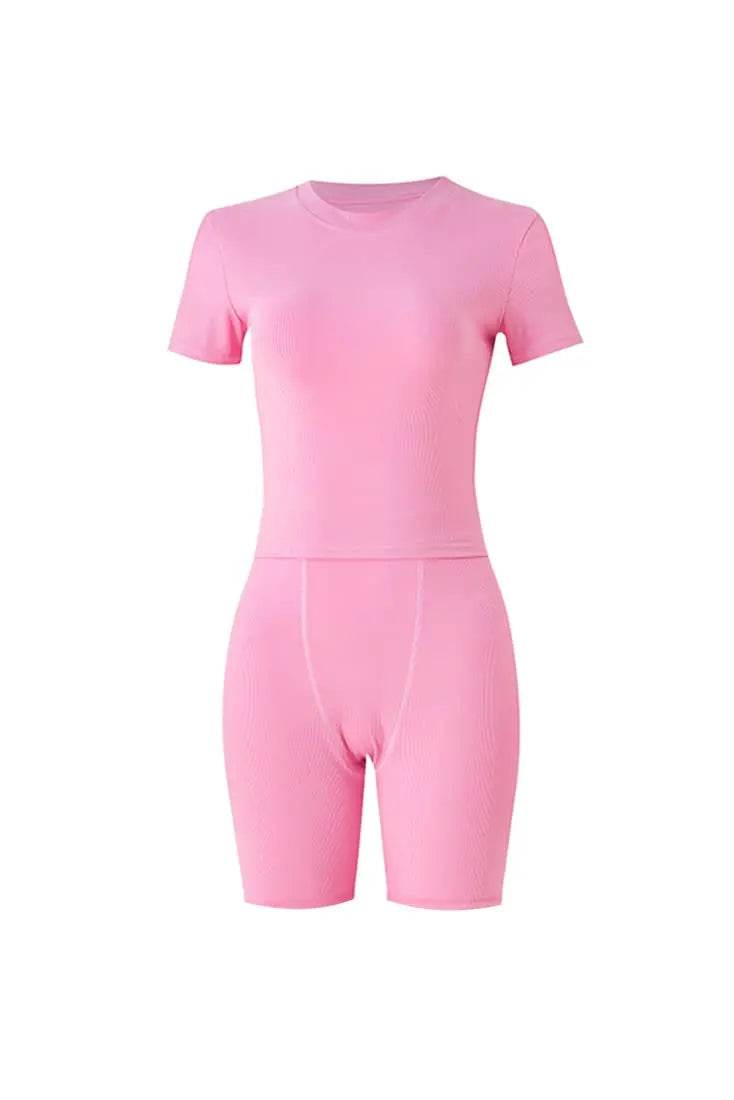 Ribbed Summer Lounge Shorts Set - P12 Hub Europe
