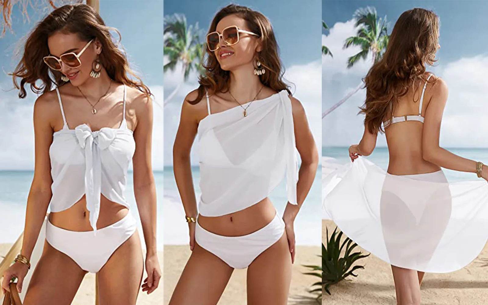 Women's Ruffle Beach Cover Up - P12 Hub Europe