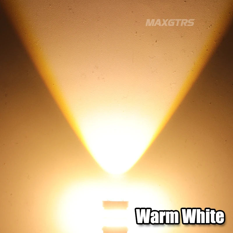 2x W5W T10 LED CANBUS No Error 5W5 12V 8W 950Lm Super Bright Car Interior Side Light 194 3030 SMD Auto Bulb White Amber Red