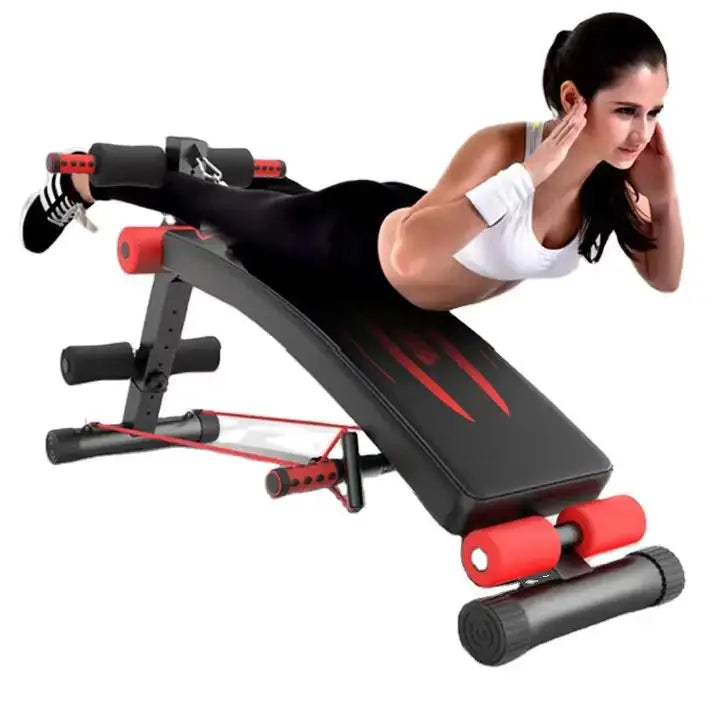 Gym Equipment Sit up Bench Muscle Exercise Ab Chair Foldable Portable Exercise Supine Board Carton Unisex Indoor