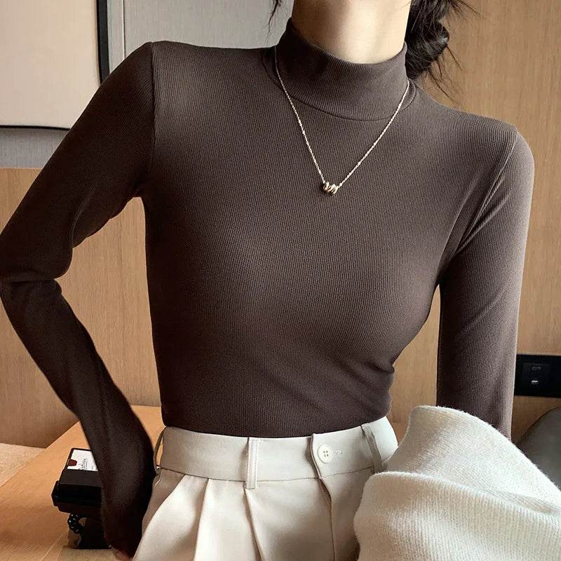 Women's Half Turtleneck Sweater - P12 Hub Europe