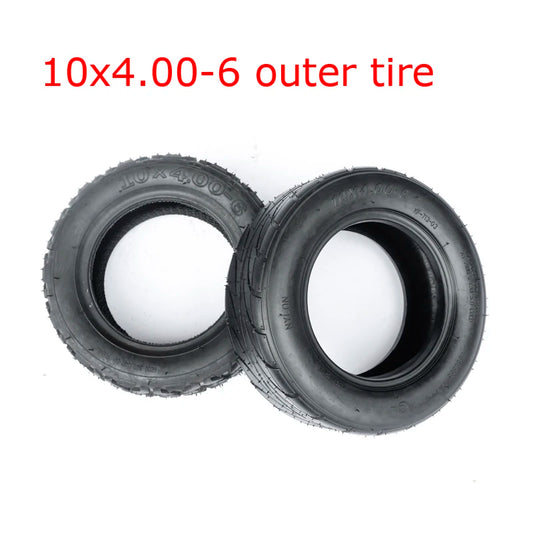 Mini Motorcycle 10*4.00-6 Anti Slip Off-road Tire for Electric Scooter Balance Car 10x4.00-6 Tubeless Vacuum Tire