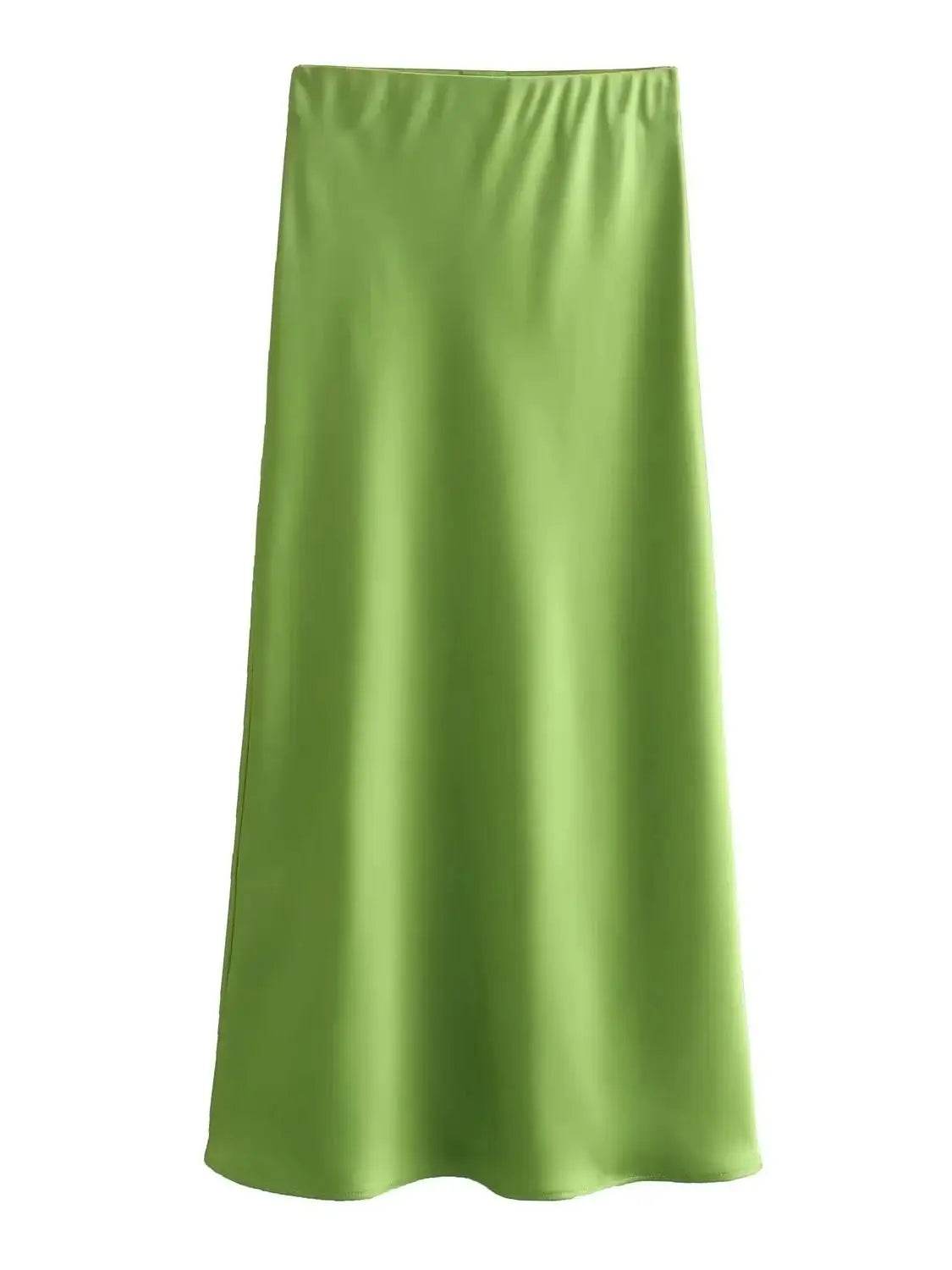 Women's Flowing Satin Midi - P12 Hub Europe