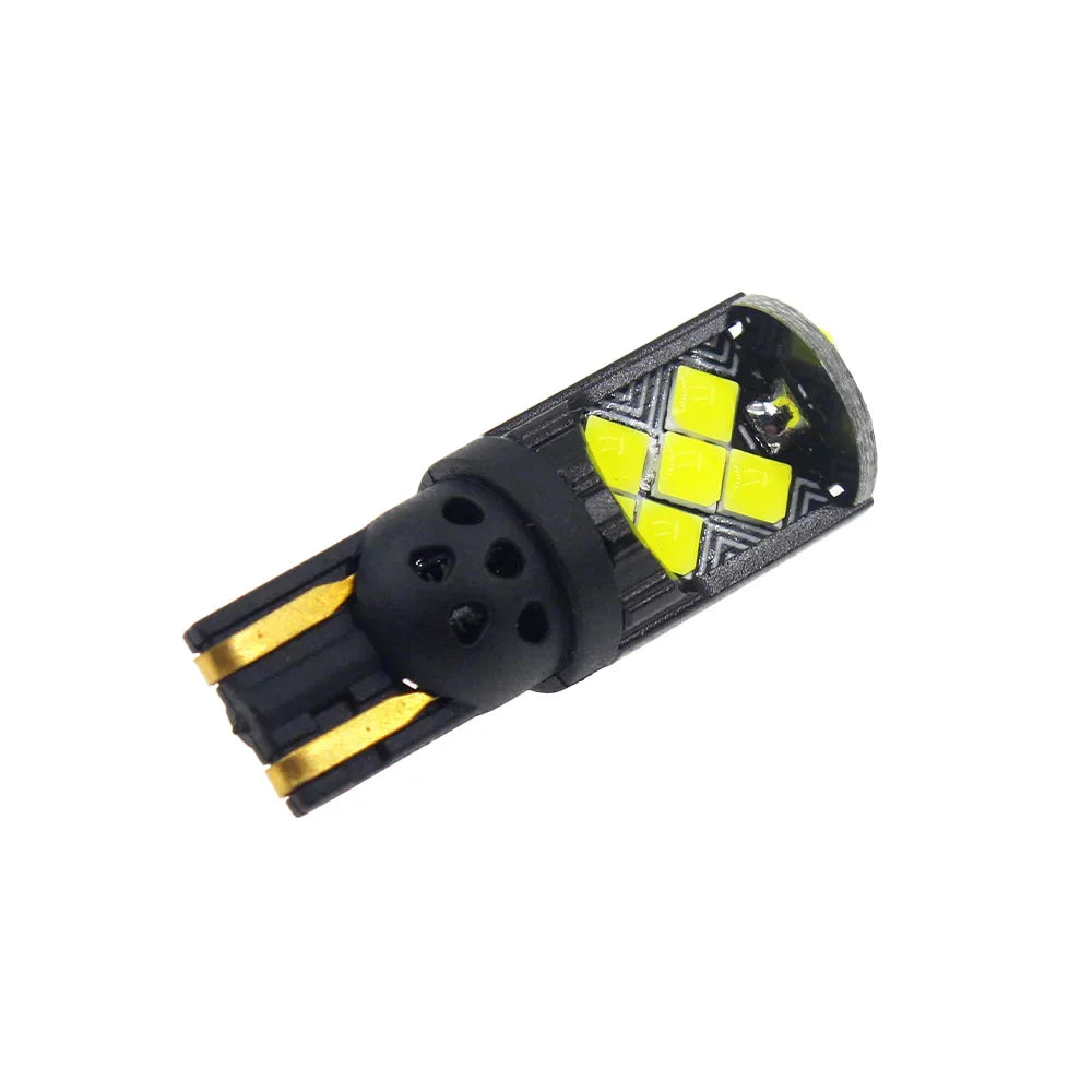 2Pcs W5W T10 LED Bulb Canbus 3030 15SMD High Quality For Car Parking Position Lights Interior Map Dome Lamp Clearance Lights