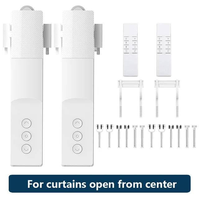 Zemismart Zigbee Smart Curtain Driver Robot Work with Solar Panel For 20-28mm Roman Rod Tuya Smart Life Alexa Homekit