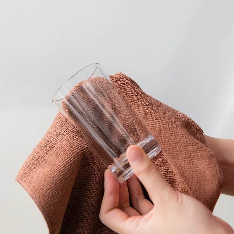 Brown Handkerchief Towels Women Home Thicker Retro New Fall Absorbent Soft Quick Dry Adult House-keeping Work Simple Wipe Hands - P12 Hub Europe