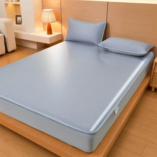 All-inclusive Bed Mattress Cover Summer Cooling Bed Mat Washable Folding Bed Mat Breathable Cool Anti-slip Fitted Bed Sheet - P12 Hub Europe