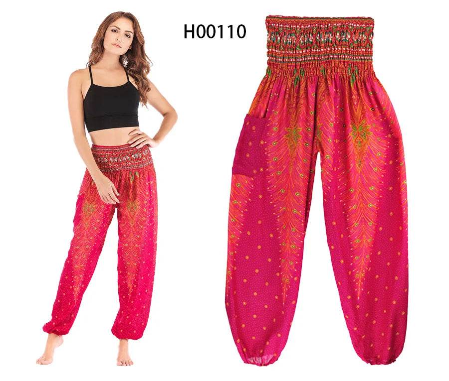 Boho Hippie Harem Yoga Pants - P12 Hub Europe