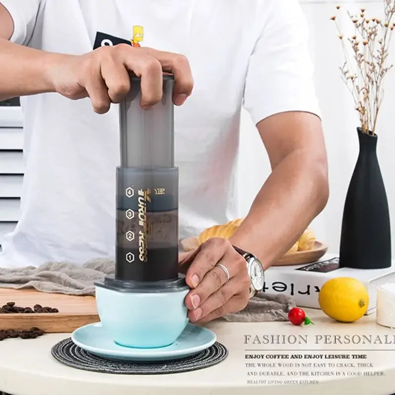 Portable Yuropress French Press Barista Espresso Coffee Maker Machine filter reusable dripper Accessories