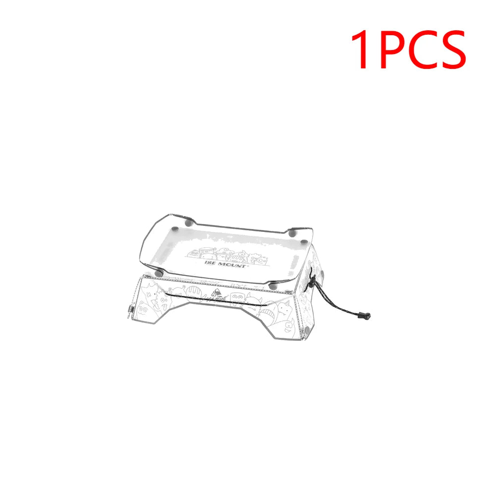 1-5PCS Foldable Camping Tray Ultralight Small Backpacking Table Portable Outdoor Fishing Furniture Multifunctional for Picnic