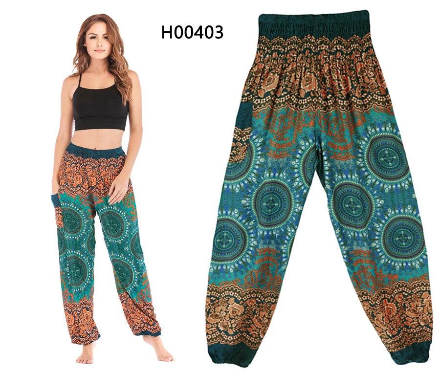 Boho Hippie Harem Yoga Pants - P12 Hub Europe