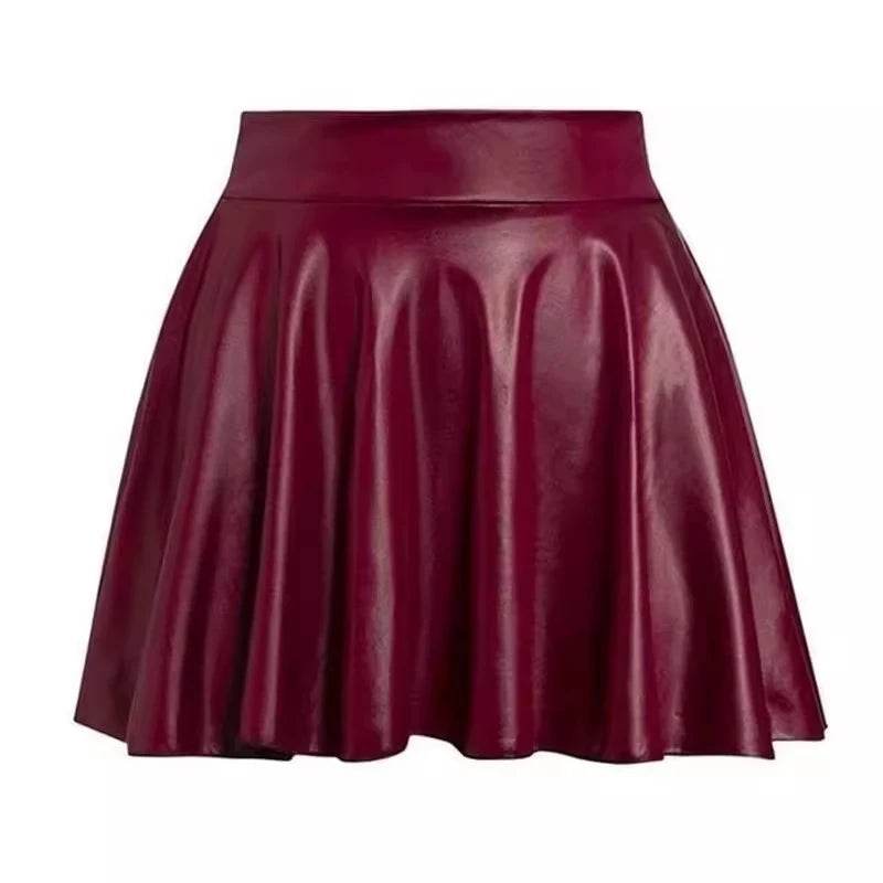 Women's Faux Leather Mini Skirt - P12 Hub Europe