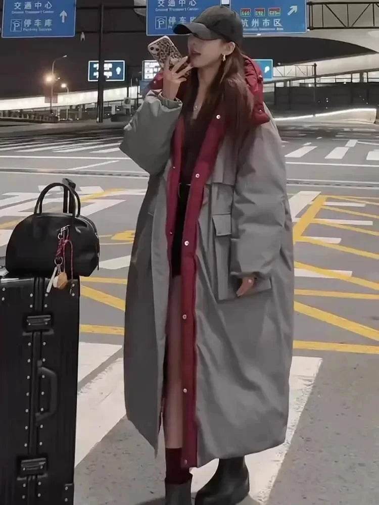 Reversible Long Down Coat - P12 Hub Europe