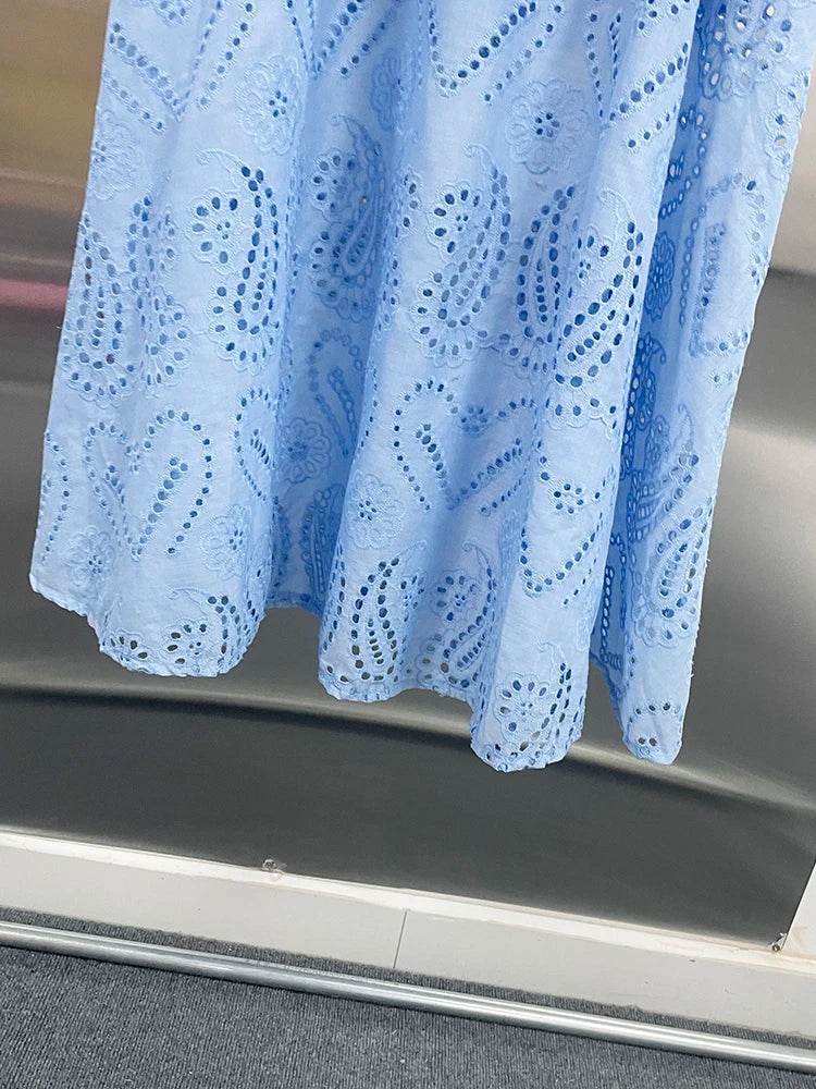 Embroidery Hollow Skirt Set - P12 Hub Europe