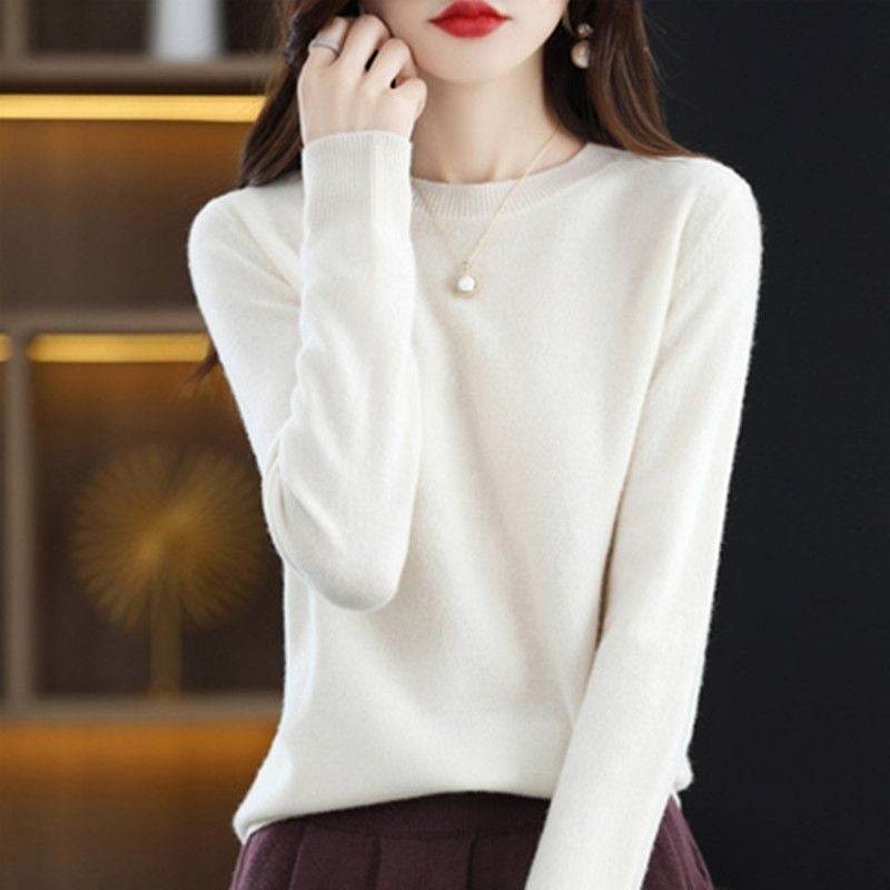 Women's Basic O-Neck Sweater - P12 Hub Europe