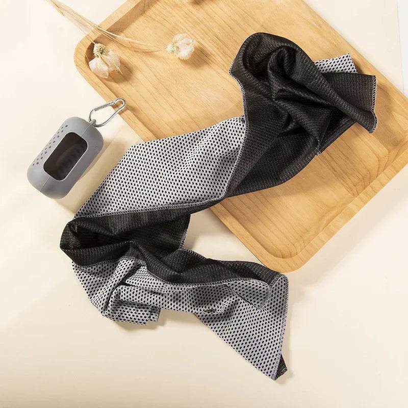 Cooling Ice Towel Cold Sports Towel Outdoor Microfiber Quick Drying Sports Fitness Cool Towel Camping Wiping Sweat Sports Towel - P12 Hub Europe