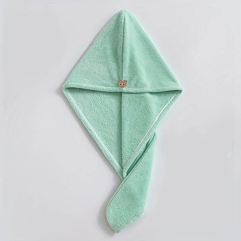 1pc Quick-Drying Hair Cap For Women Absorbent Coral Fleece Shower Cap With Thickened Towel For Hair Drying And Wrapping - P12 Hub Europe