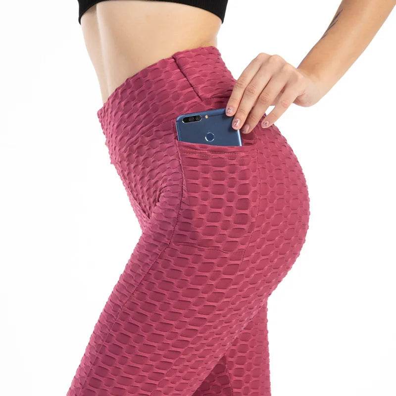 Women's Pocketed Bubble Leggings - P12 Hub Europe