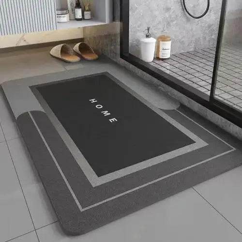 Bathroom Absorbent Floor Mat, Anti Slip Diatomaceous Mud Foot Mat, Quick Drying Toilet, Anti Fall Toilet Door Mat, Foot Mat - P12 Hub Europe