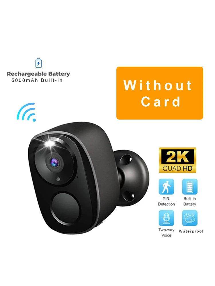 Outdoor Camera 2K Battery AI Motion, Siren, Color Night - P12 Hub Europe