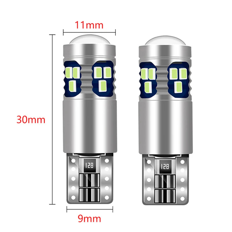 For Seat Ibiza 6J 6P 2009-2013 2014 2015 2016 2PCS 12V T10 W5W LED Car Clearance Lights Parking Lamps Width Bulbs Accessories