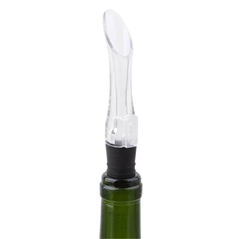 Acrylic Wine Aerator Pourer Premium Aerating Pourer Red Wine Decanter Cap Spout Stopper Bottle Mouth Dispenser Decanter Spout - P12 Hub Europe
