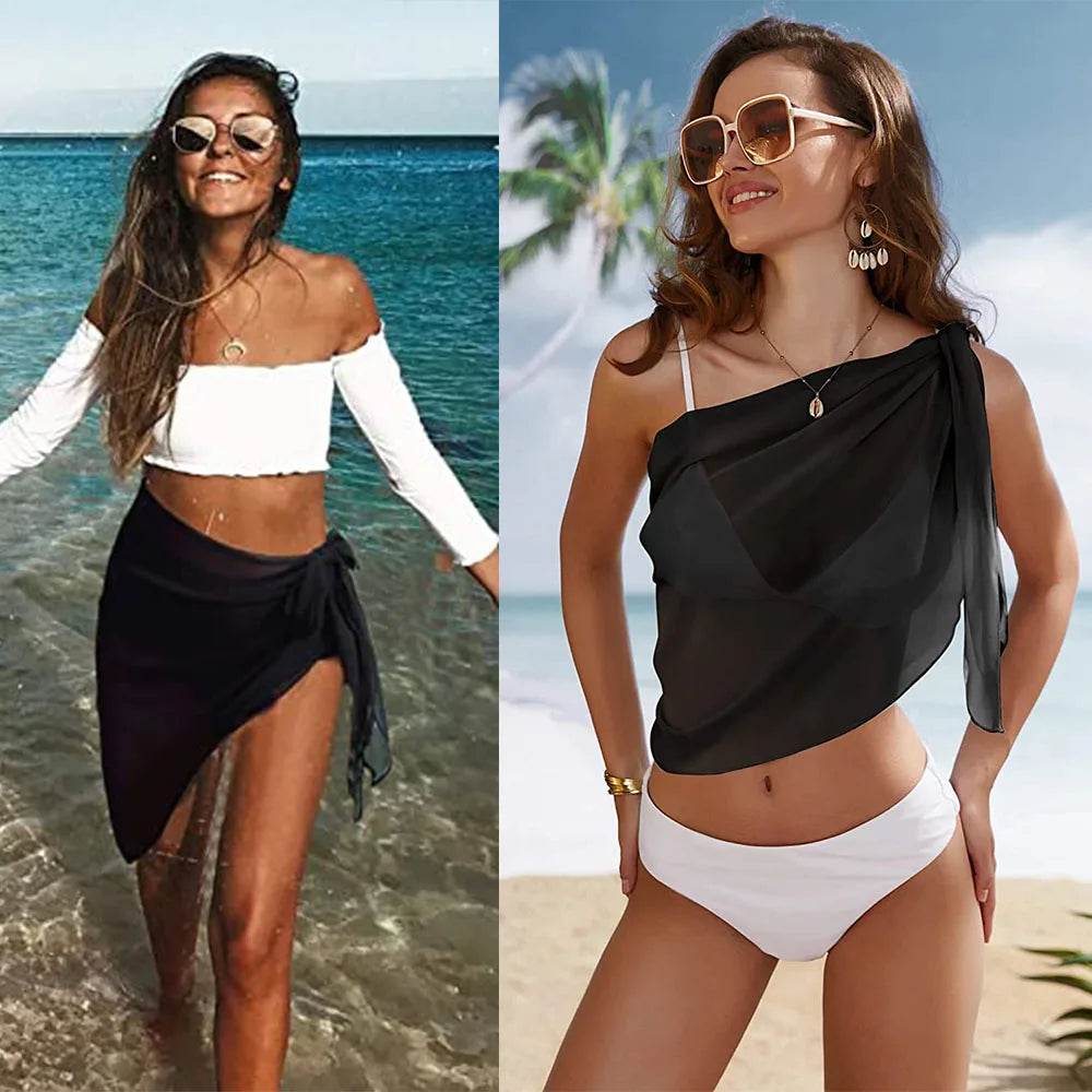Women's Ruffle Beach Cover Up - P12 Hub Europe