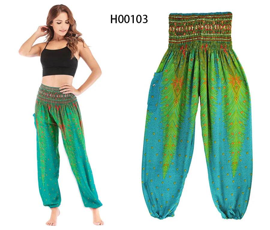 Boho Hippie Harem Yoga Pants - P12 Hub Europe