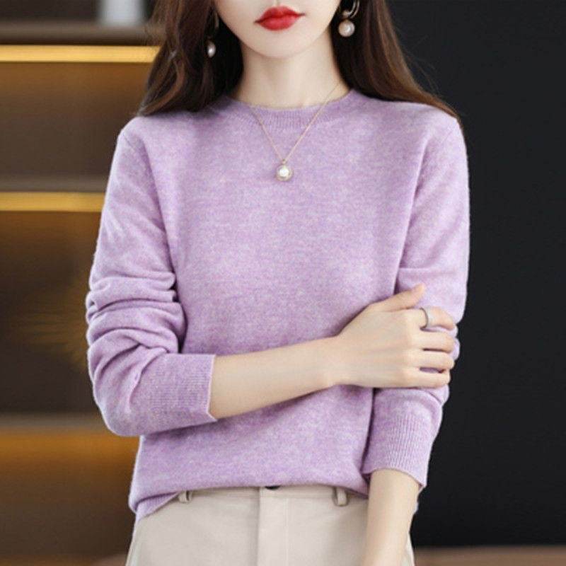 Women's Basic O-Neck Sweater - P12 Hub Europe