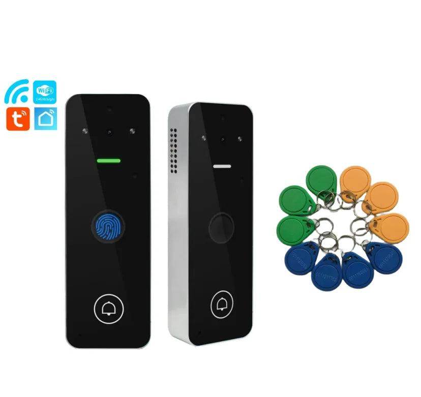 WiFi Video Intercom Access Control Fingerprint/Card/Password, IP65 - P12 Hub Europe