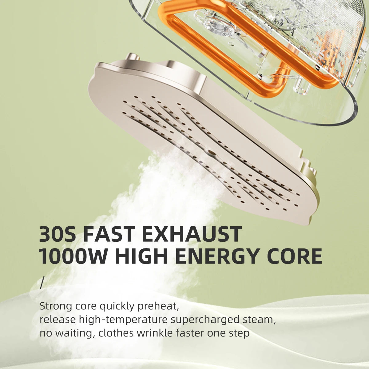 MOCATT Handheld Steam Clothing Iron Is Foldable,Fast Wrinkle Removal,Leak Proof,Portable Household Appliance For Travel Use