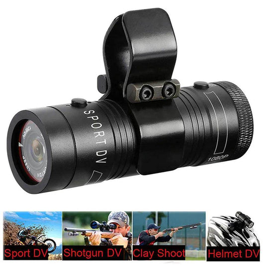 Action Camera 1080P HD Bike/Helmet Mount, Gun Mount - P12 Hub Europe