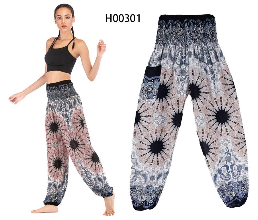 Boho Hippie Harem Yoga Pants - P12 Hub Europe
