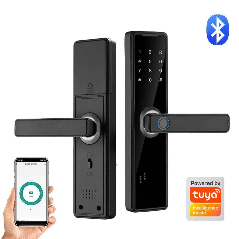 Fingerprint Door Lock Keyless, Card, Password, App Unlock - P12 Hub Europe