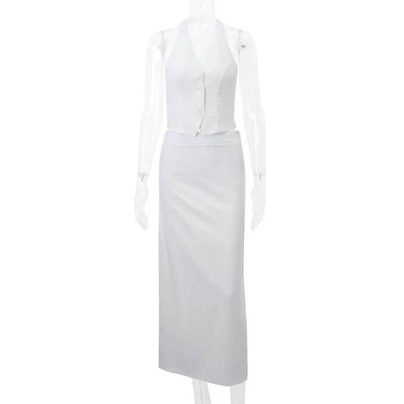 Halter Slit Skirt Set - P12 Hub Europe