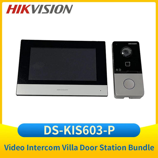 Video Intercom Hikvision IP 7" Touch, WiFi, PoE, Unlock, DMSS