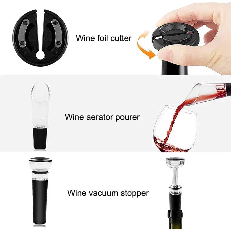 Creative Wine Opener Manual Bottle Opener Corkscrew Sparkling Wine Kitchen Tool Corks Openers Useful Kitchen Accessories - P12 Hub Europe