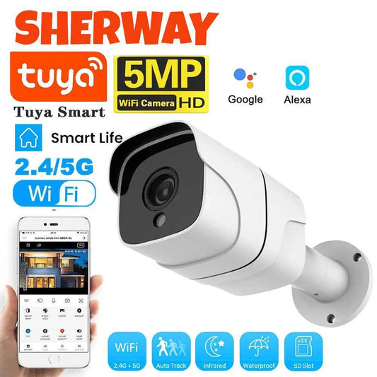 Camera 5MP 5G WiFi Bullet Color Night, 2-Way Audio, IP66 - P12 Hub Europe