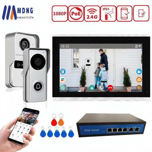 Intercom WiFi/PoE  1080P 10" RFID, Touch, Night Vision, Waterproof