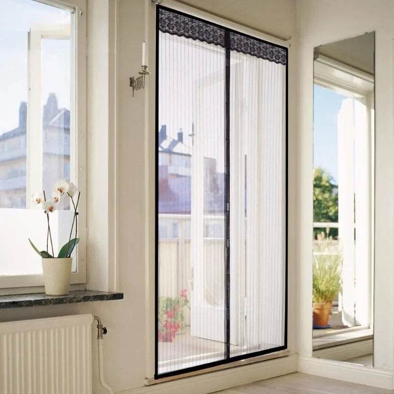 Magnetic screen door curtain summer anti mosquito net fly Screen Home Garden Anti Bug Protection Easy Installation Custom Size - P12 Hub Europe