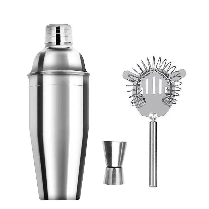 1/3/6/9/11pcs Cocktail Shaker Set Stainless Steel Bartender Kit Cocktail Mixer Wine Martini Boston Shaker Party Bar Tools - P12 Hub Europe