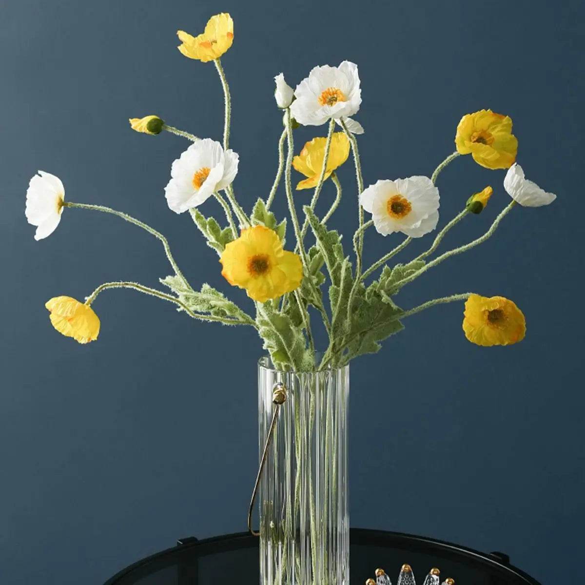 4 Head Artificial Flowers Bouquet Poppy Fake Flowers For Home Decor Garden Party Wedding Decoration Diy Accessories - P12 Hub Europe