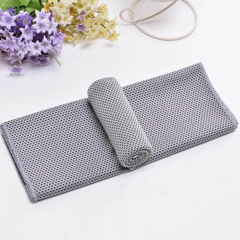 Cooling Towel Neck Wrap Lce Sports Beach Towels Cold Microfiber Cloth For Yoga Golf Gym Fitness Summer Outdoor Work100X30cm - P12 Hub Europe
