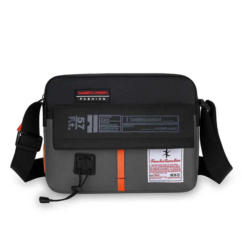 The New Single Shoulder Bag Outside The Casual Crossbody Bag Fashion Hand Nylon Color Bag for Men and Women