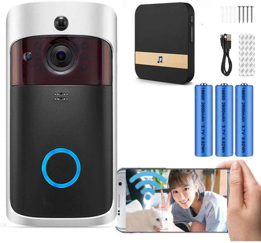 Video Doorbell HD WiFi | Motion Detect, 2-Way Audio - P12 Hub Europe