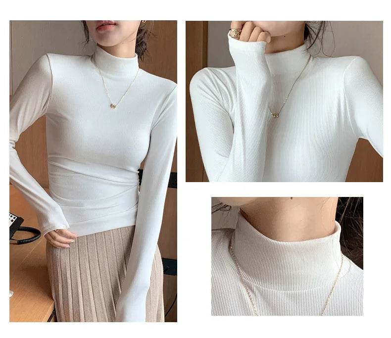 Women's Half Turtleneck Sweater - P12 Hub Europe