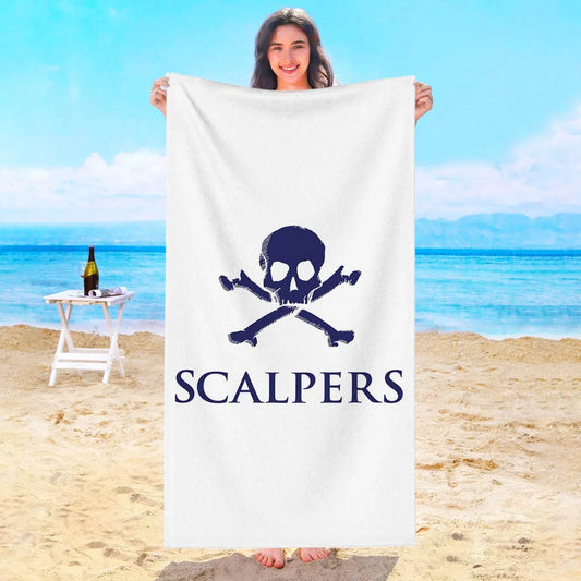 Scalpers Beach Towel Shower Towels Bathroom Sauna For Home Baby Playa Travel Swimming Pool Spa Bath Microfiber Quick Drying Gym - P12 Hub Europe
