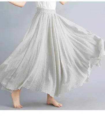 Mori Girl Cotton Linen Skirt - P12 Hub Europe