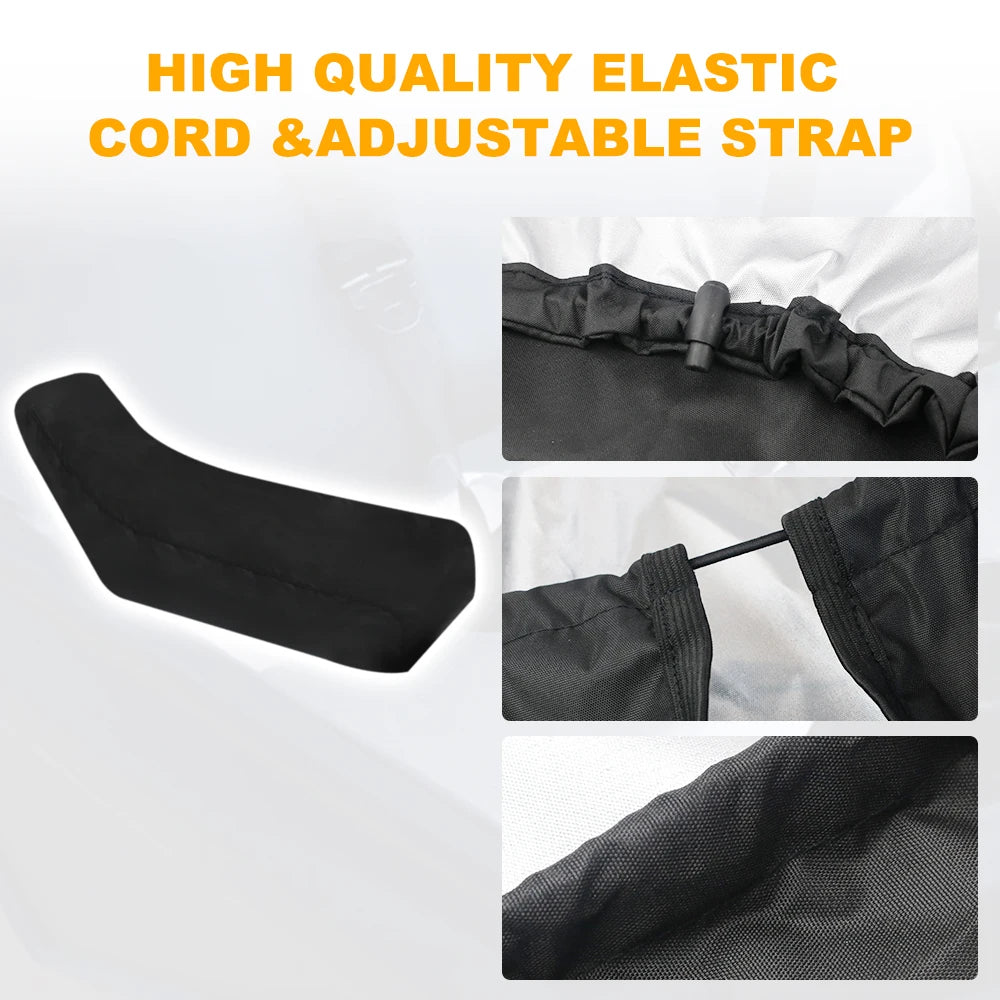 Universal ATV Seat Covers Four Wheeler Seat Cover Waterproof Protection Anti Scratch Cover Mats Classic Motorcycle Accessories