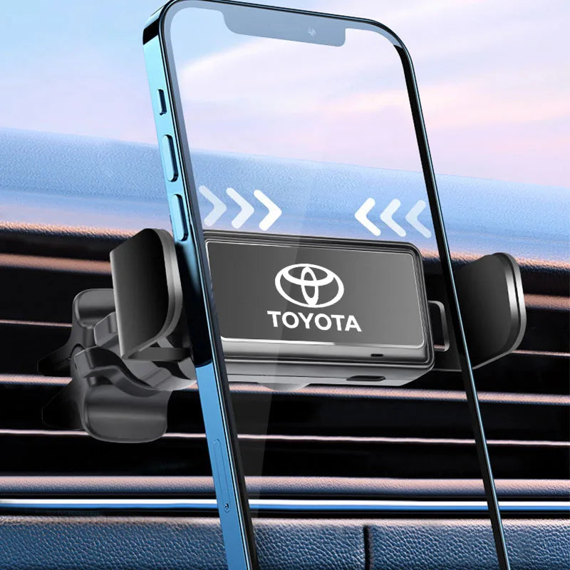 Auto Phone Holder Air Vent Clip Mount Mobile Phone Holder For Toyota Supra Prius TUNDRA Sienna Vios hilux Accessories GPS Stand